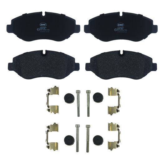 EBS EKBP.192 BRAKE PAD SET E11 - C/W FITTING KIT & SHIMS