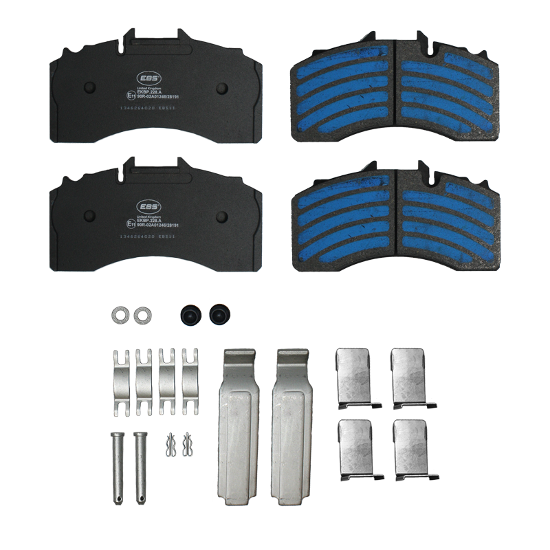 EBS EKBP.228.A BRAKE PAD SET E11 - C/W FITTING KIT - BPW TSB4309