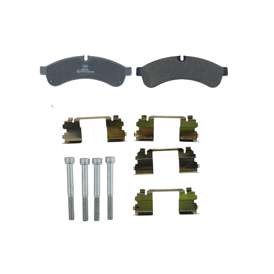 EBS EKBP.231 BRAKE PAD SET E11 - C/W FITTING KIT & SHIMS