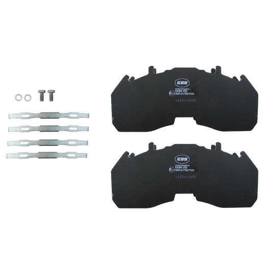 EBS EKBP.332 BRAKE PAD SET E11 - C/W FITTING KIT