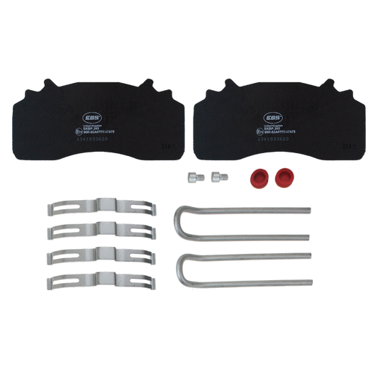 EBS EKBP.345 BRAKE PAD SET E11 - C/W FITTING KIT