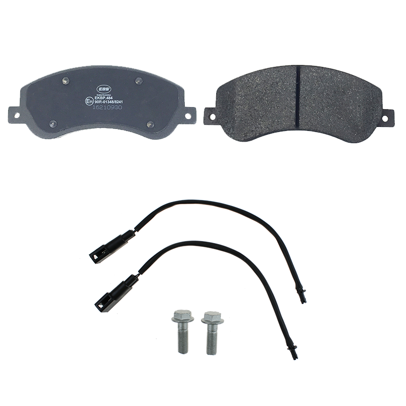 EBS EKBP.484 BRAKE PAD SET E11 - C/W SHIM & LEADS