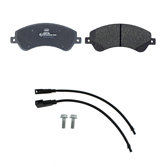 EBS EKBP.485 BRAKE PAD SET E11 - C/W SHIM & LEADS