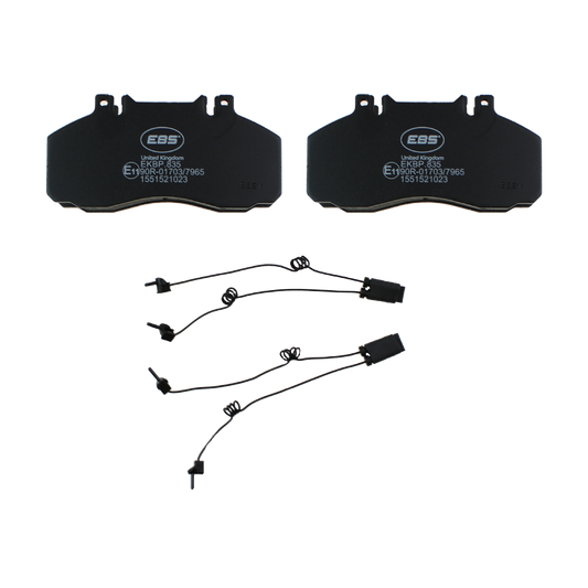EBS EKBP.835 BRAKE PAD SET C/W WEAR LEADS E11 - MERCEDES