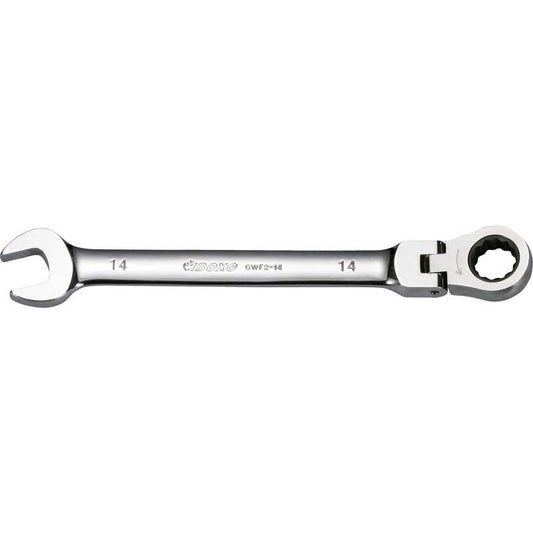 FLEX-HEAD RATCHETING SPANNER (7-19mm)-Boxo-Equipment