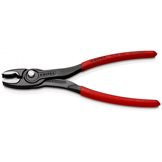 KNIPEX TwinGrip Slip Joint Pliers Black Atramentized 200mm