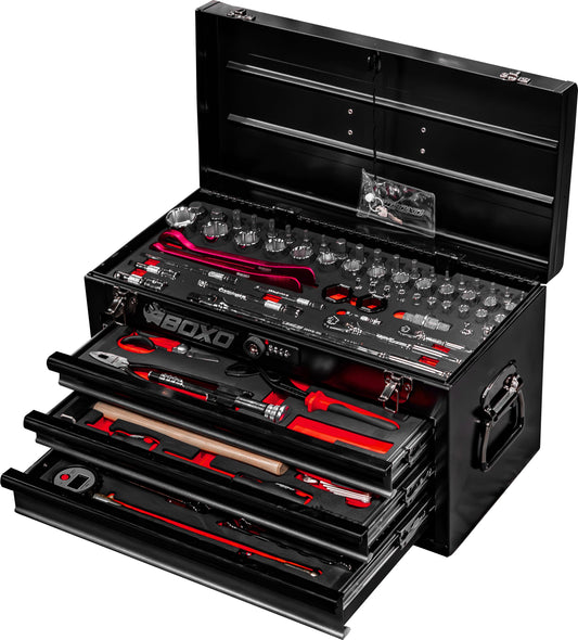 BOXO Moto 3 Drawer Carry Box & Tool Set