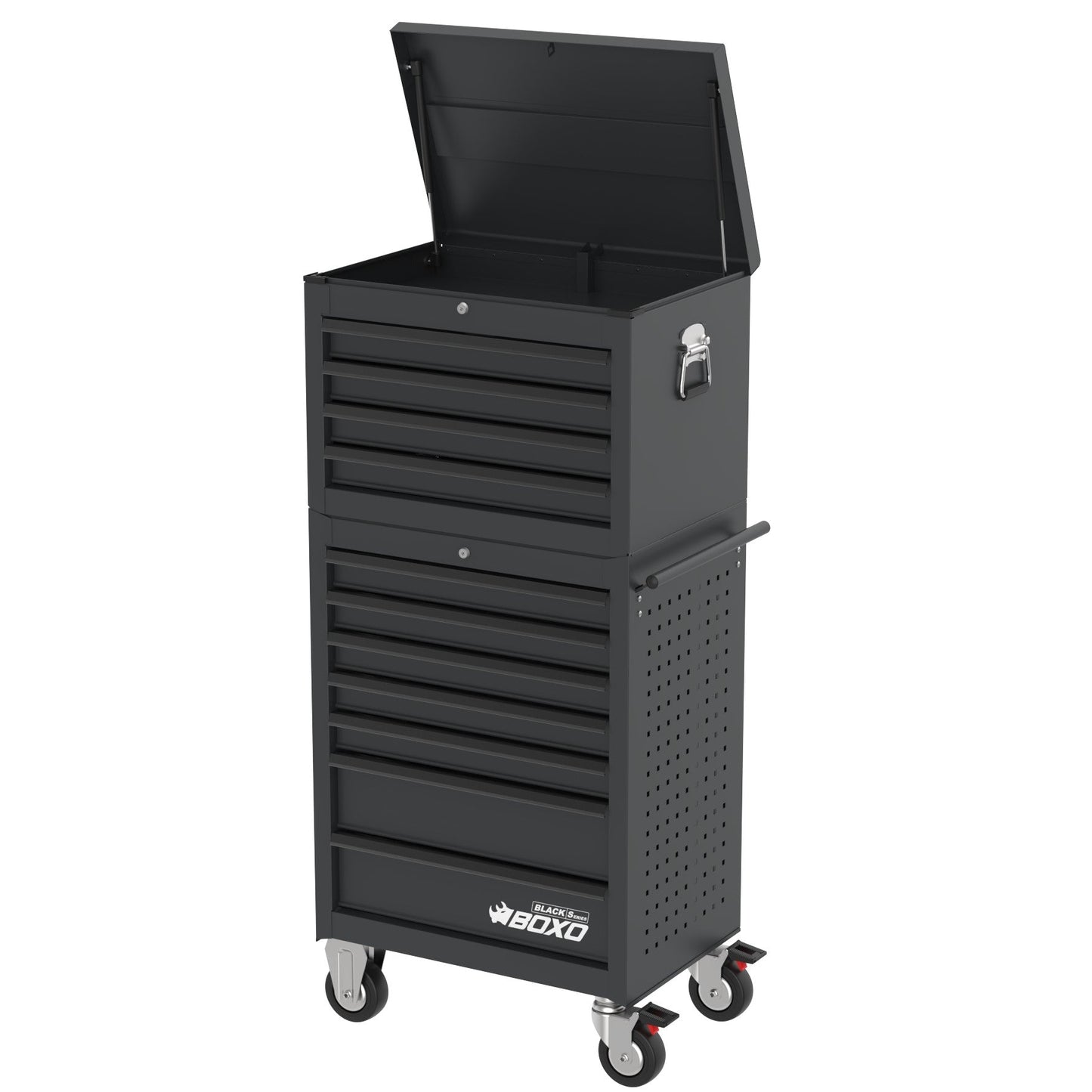 BOXO Black Series 27" 11 Drawer Toolbox Stack