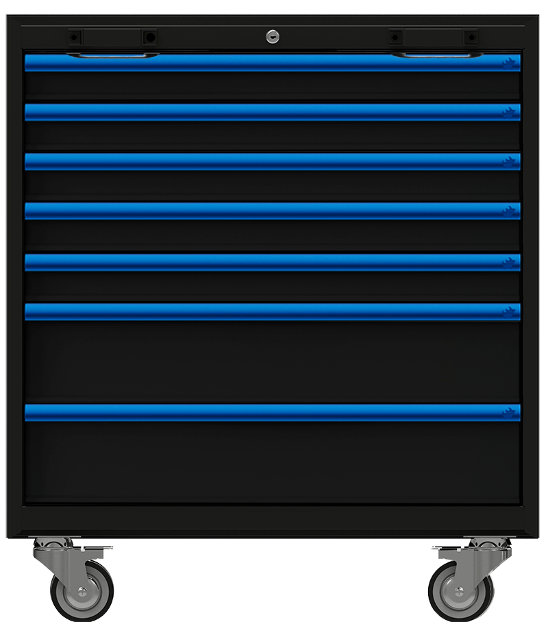 BOXO OSM 34" 7 Drawer Roll Cabinet - Trim Variations Available