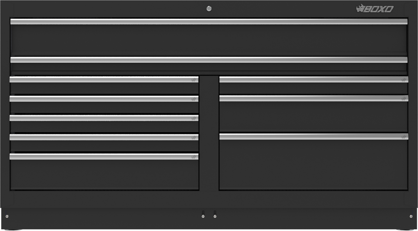 BOXO OSM 68" 10 Drawer Double Base Cabinet - Trim Variations Available