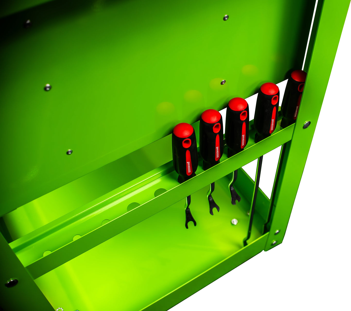 POWERHAND 4 Drawer Tool Cart - Green