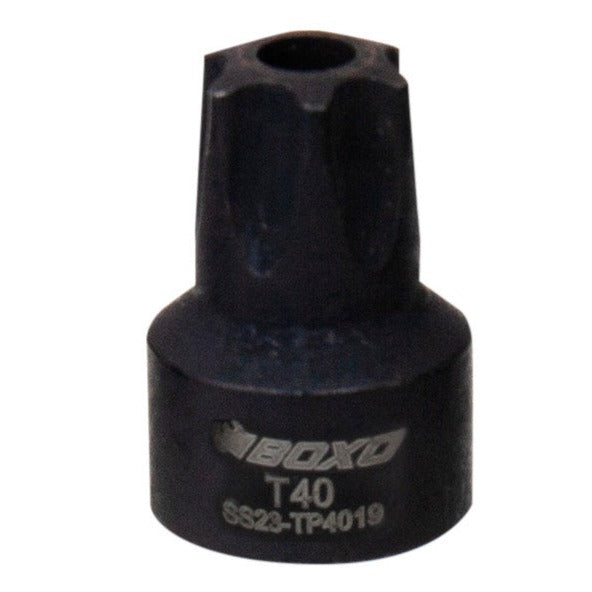 BOXO 1/4" Low Profile Impact Torx Tamperproof Bit Socket - Sizes TP30 to TP50