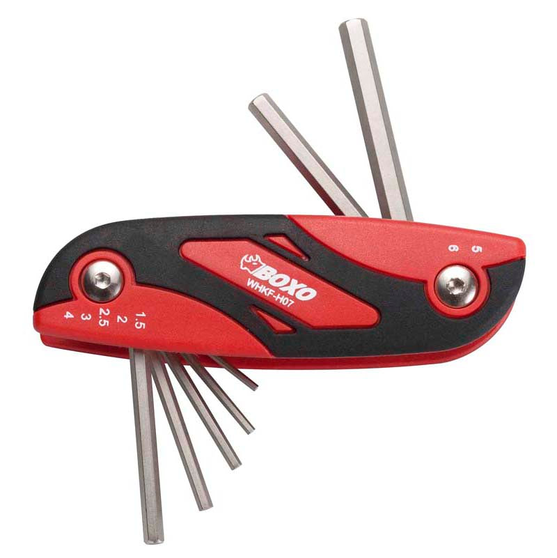 7 Pce Quick Select Hex Key Wrench Set-Boxo-Equipment SKU: WHKF-H07R