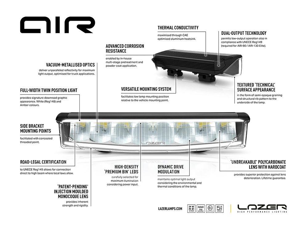 Lazer Lamps Air-130 Elite