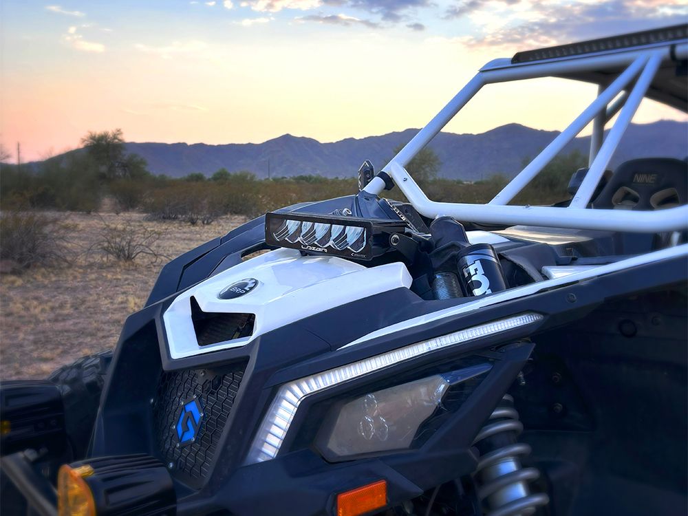 LAZER LAMPS Can-Am Maverick X3 (2017+) - Shock Tower Light Bar Mount (for Carbon-6)