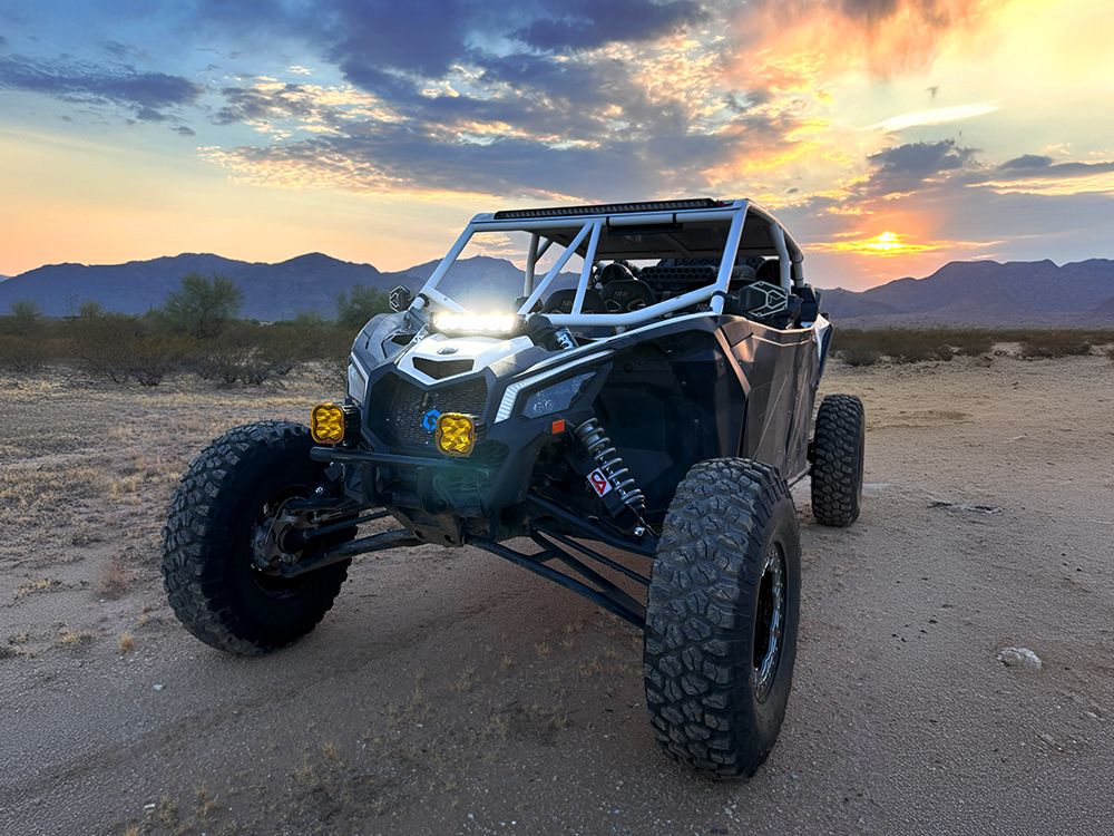 LAZER LAMPS Can-Am Maverick X3 (2017+) - Shock Tower Light Bar Mount (for Carbon-6)