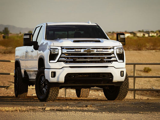 LAZER LAMPS Chevrolet Silverado 2500/3500 High Country - Grille Mount Kit (includes: 1x Linear-24 Elite, 1x Grille Mount Brackets, 1x 1L-LP-120)