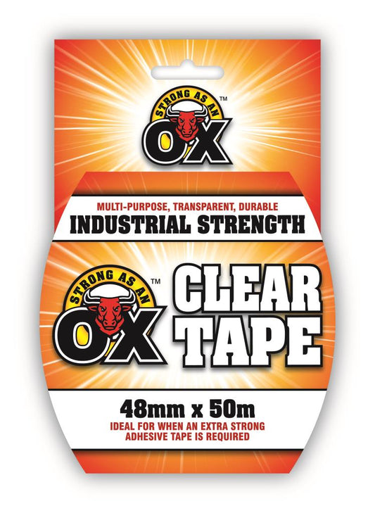 Strong As An Ox Clear Repair Tape 48mm x 50M