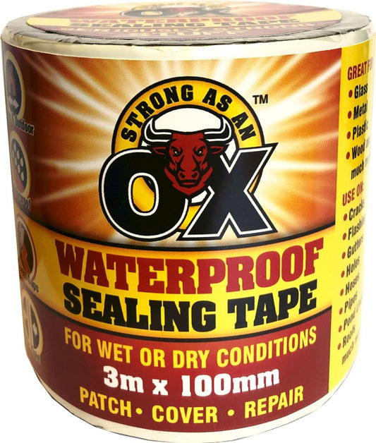 Strong As An Ox Waterproof Sealing Tape 3M x 100mm