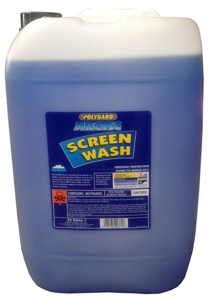 Polygard Arctic Concentrated Screen Wash - 25 Litre