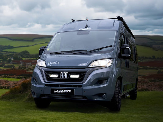 LAZER LAMPS Fiat Ducato (2022+) - Grille Mount Kit (includes: 2x Triple-R 750 Std (Gen2), 1x Grille Mount Brackets, 1x 2L-LP-PL-120)