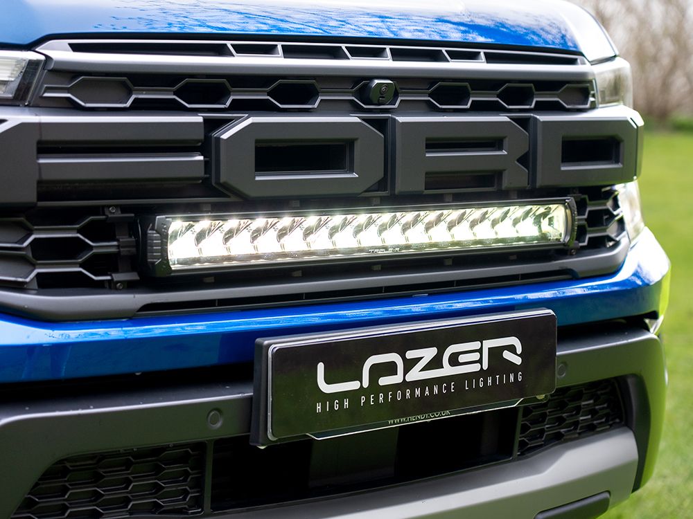 LAZER LAMPS Ford Ranger Raptor (2023-Present) - Grille Mount Kit (includes: 1x Triple-R 16 Elite (Gen2) plus Wiring Kit, 1x Grille Mount Brackets)