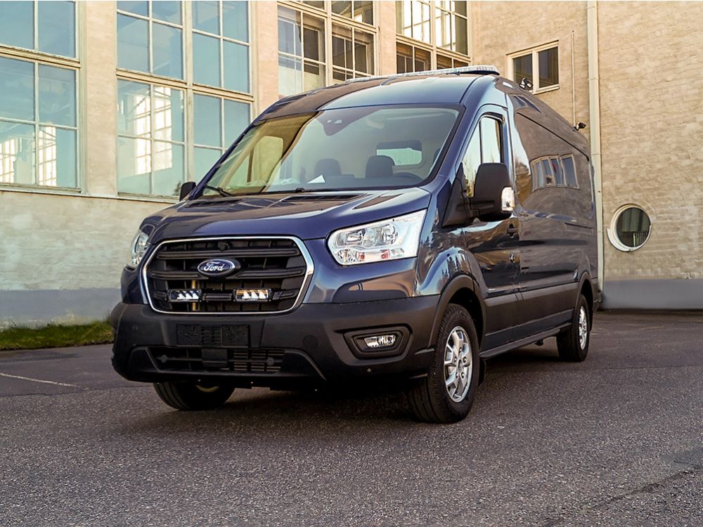 LAZER LAMPS Ford Transit (2019+) - Grille Mount Kit (includes: 2x Triple-R 750 Std (Gen2), 1x Grille Mount Brackets, 1x 2L-LP-PL-120)
