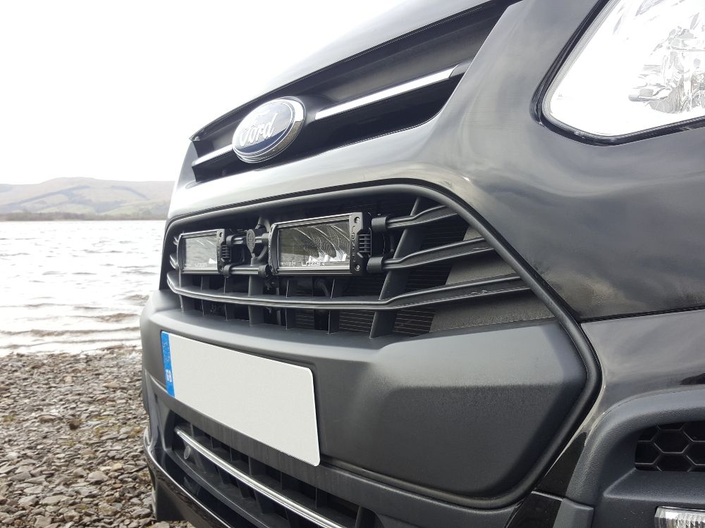 LAZER LAMPS Ford Transit Custom (2012-2017)  - Grille Mount Kit (includes: 2x Triple-R 750 Elite (Gen2), 1x Grille Mount Brackets, 1x 2L-LP-120)