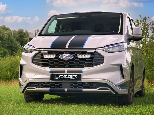 LAZER LAMPS Ford Transit Custom Sport (2024+) - Grille Mount Kit (includes: 2x Triple-R 750 Elite (Gen2), 1x Grille Mount Brackets, 1x 2L-LP-120)