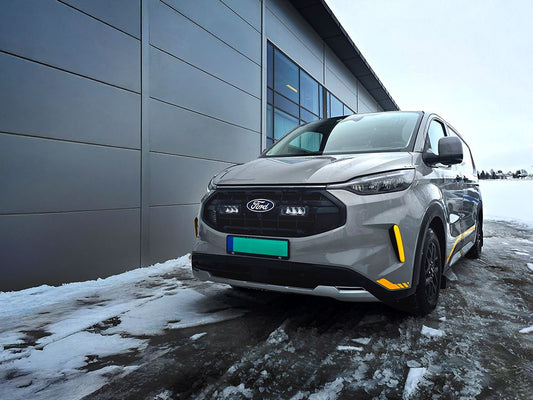 LAZER LAMPS Ford Transit Custom Trail (2024+) - Grille Mount Kit (includes: 2x Triple-R 750 Beacon, 1x Grille Mount Brackets, 1x 2L-LP-6C-120)