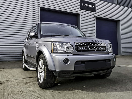 LAZER LAMPS Land Rover Discovery4 (2009-2013) - Grille Mount Kit (includes: 2x Triple-R 750 Wide, 1x Grille Mount Brackets, 1x 2L-LP-120)