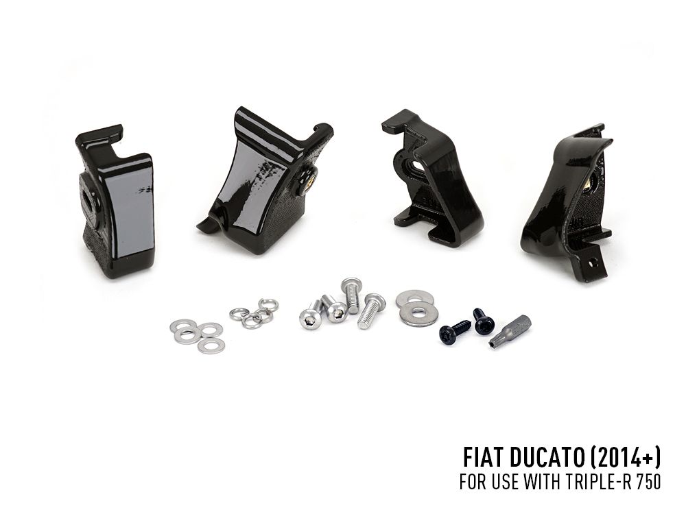 LAZER LAMPS Fiat Ducato (2014-2021) - Grille Mount Kit (includes: 2x Triple-R 750 Wide, 1x Grille Mount Brackets, 1x 2L-LP-120)