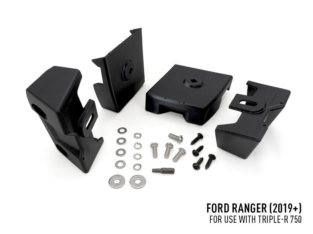 LAZER LAMPS Ford Ranger (2019-2022) - Grille Mount Kit (includes: 2x Triple-R 750 Std (Gen2), 1x Grille Mount Brackets, 1x 2L-LP-PL-120)