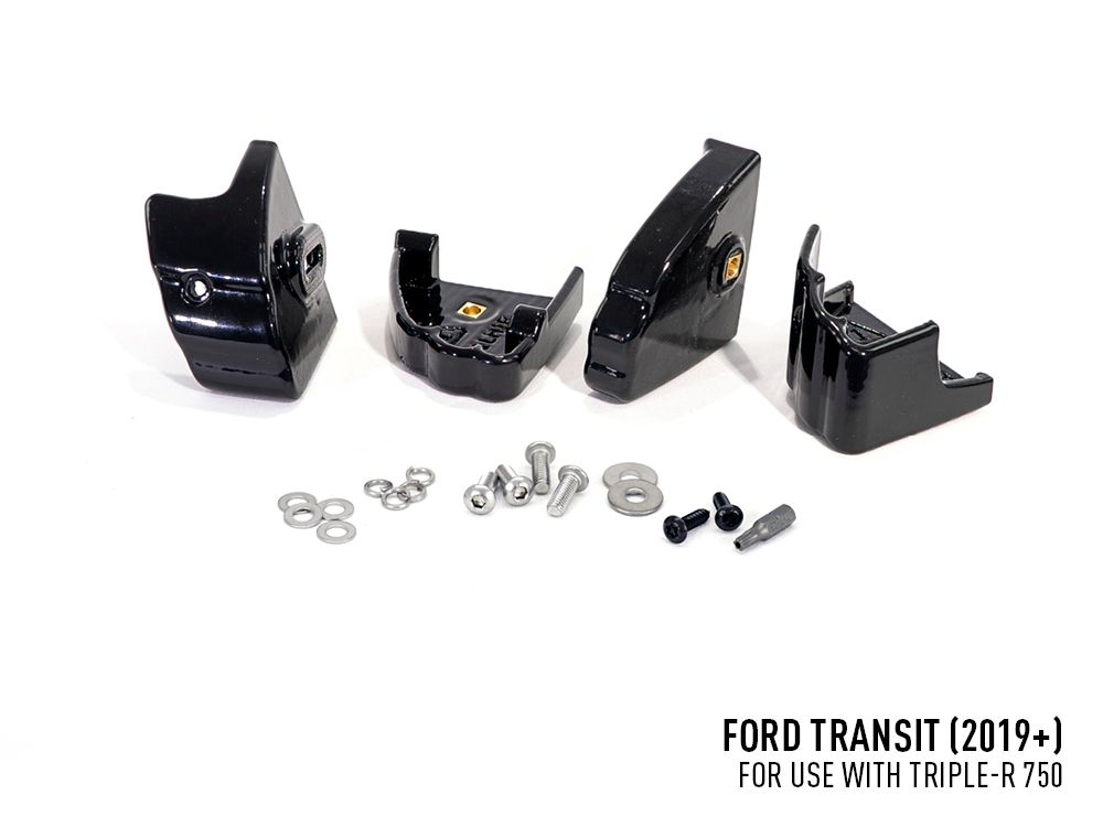 LAZER LAMPS Ford Transit (2019+) - Grille Mount Kit (includes: 2x Triple-R 750 Std (Gen2), 1x Grille Mount Brackets, 1x 2L-LP-PL-120)