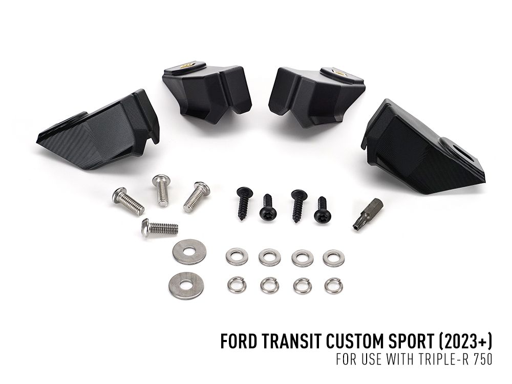LAZER LAMPS Ford Transit Custom Sport (2024+) - Grille Mount Kit (includes: 2x Triple-R 750 Beacon, 1x Grille Mount Brackets, 1x 2L-LP-6C-120)