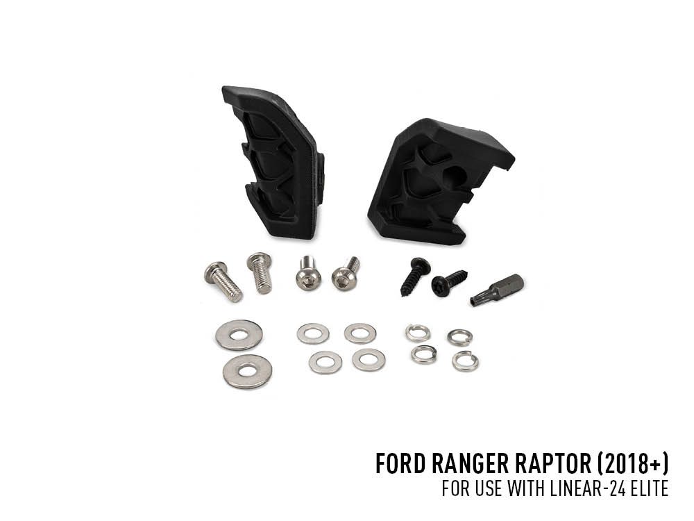 LAZER LAMPS Ford Ranger Raptor (2018-2022)- Grille Mount Kit (includes: 1x Linear-24 Elite, 1x Grille Mount Brackets, 1x 1L-LP-120)
