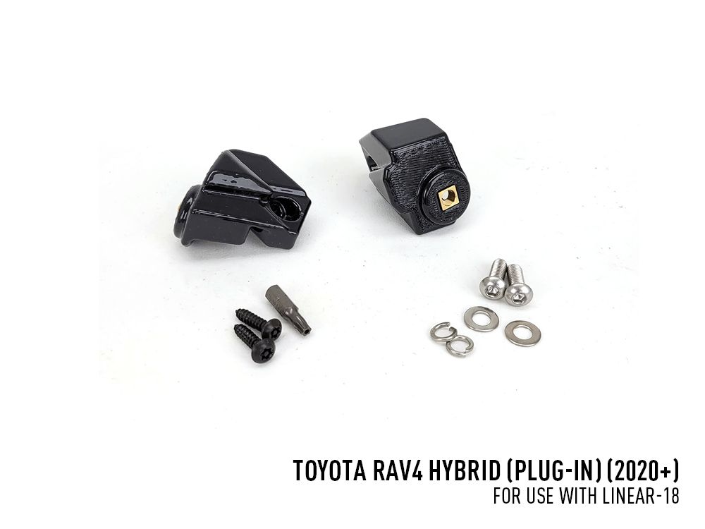 LAZER LAMPS Toyota Rav4 Plug-In Hybrid (2020-Present) - Grille Mount Kit (includes: 1x Linear-18 Elite, 1x Grille Mount Brackets, 1x 1L-LP-120)