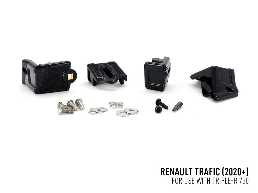 LAZER LAMPS Renault Master (2020-2023) - Grille Mount Kit (includes: 2x Triple-R 750 Std (Gen2), 1x Grille Mount Brackets, 1x 2L-LP-PL-120)
