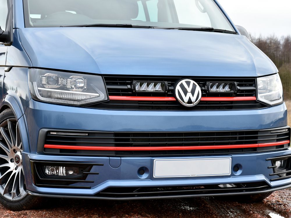 LAZER LAMPS VW T6 Highline/Trendline - Grille Mount Kit (includes: 2x Triple-R 750, 1x Grille Mount Brackets, 1x 2L-LP-6C-120)