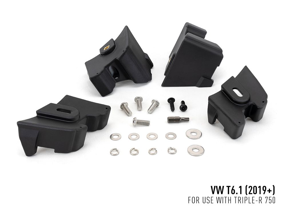 LAZER LAMPS VW T6.1 (2019+) - Grille Mount Kit (includes: 2x Triple-R 750 Std (Gen2), 1x Grille Mount Brackets, 1x 2L-LP-PL-120)