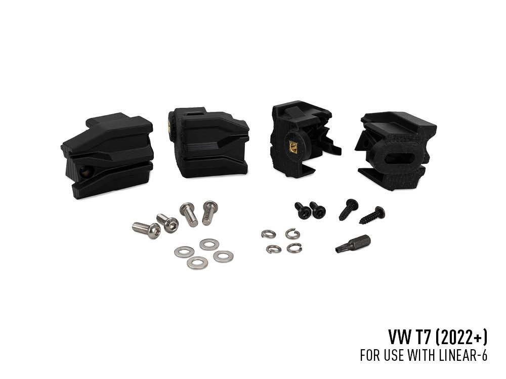 LAZER LAMPS VW T7 (2022+) - Grille Mount Kit (includes: 2x Linear-6 Elite, 1x Grille Mount Brackets, 1x 2L-LP-120)