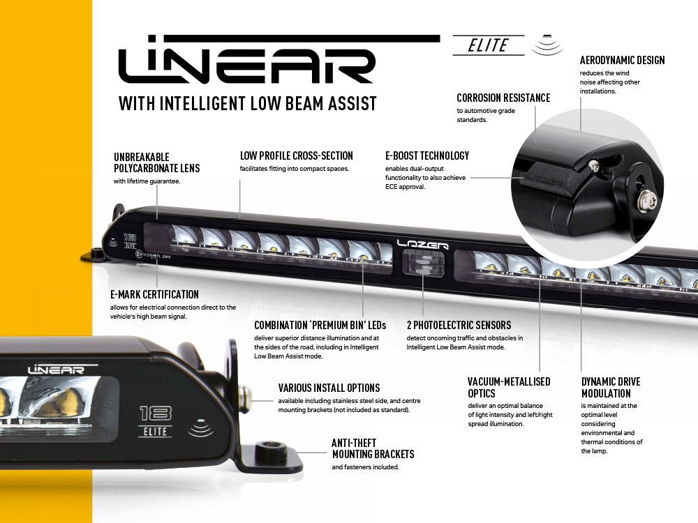 LAZER LAMPS Linear-18 Elite i-LBA
