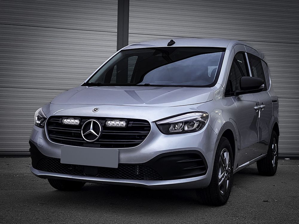 LAZER LAMPS Mercedes Citan (2022-Present) Grille Mount Kit - ST Evo (includes: 2 x ST-4-EVO, 1 x GM-MCT-01K, 1 x 2L-LP-120)