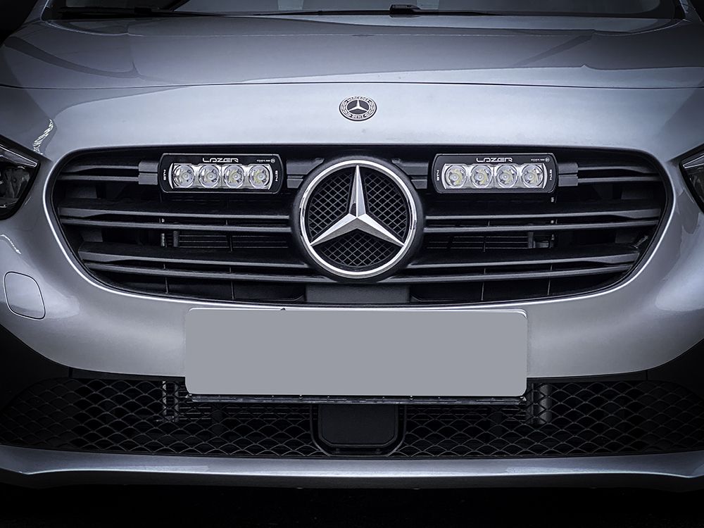 LAZER LAMPS Mercedes Citan (2022-Present) Grille Mount Kit - ST Evo (includes: 2 x ST-4-EVO, 1 x GM-MCT-01K, 1 x 2L-LP-120)