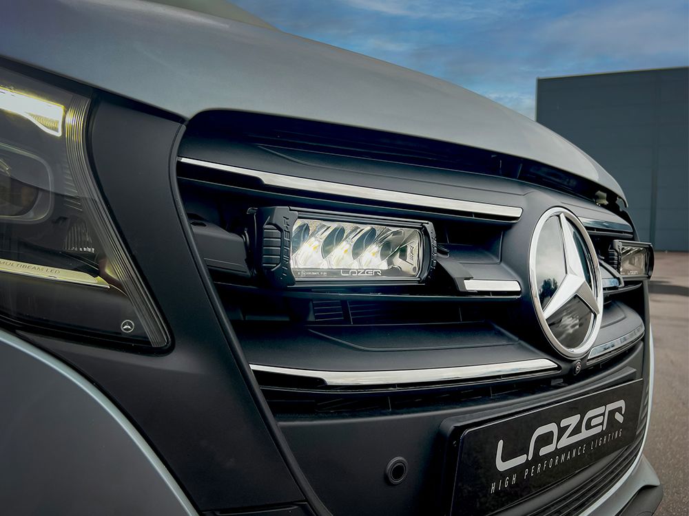 LAZER LAMPS Mercedes Vito (2024+) - Grille Mount Kit (includes: 2x Triple-R 750 Wide, 1x Grille Mount Brackets, 1x 2L-LP-120)