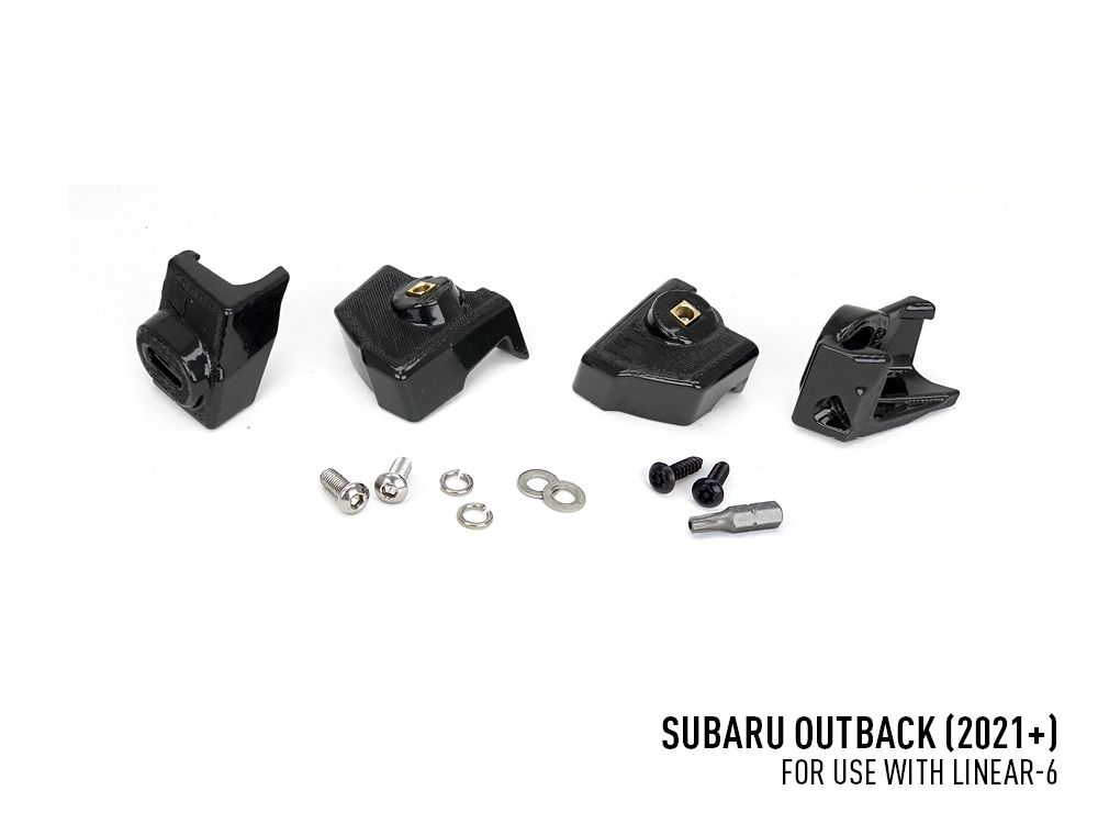 LAZER LAMPS Subaru Outback (2020-2022) - Grille Mount Kit (includes: 2x Linear-6 Elite, 1x Grille Mount Brackets, 1x 2L-LP-120)