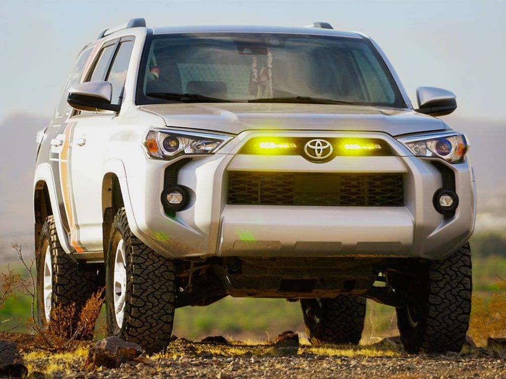 LAZER LAMPS Toyota 4Runner (2020-2024) - Grille Mount Kit (includes: 2x Linear-6 Elite, 1x Grille Mount Brackets, 1x 2L-LP-120)