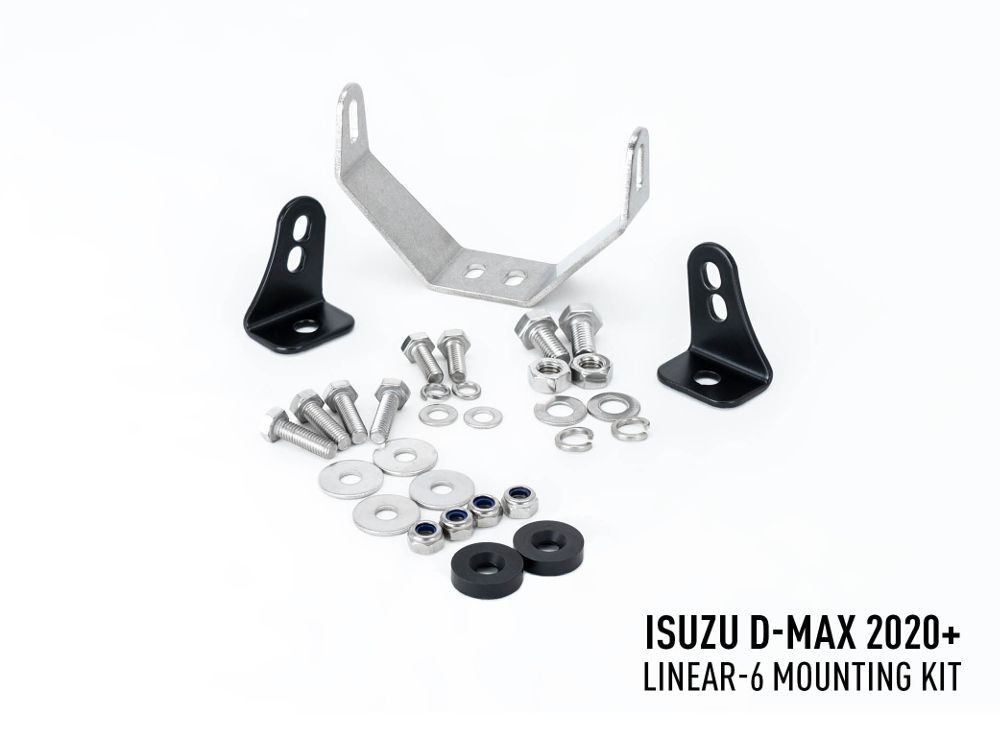 LAZER LAMPS Isuzu D-Max (2021-2022) - Front Grille Fixing Kit (for Linear-6)