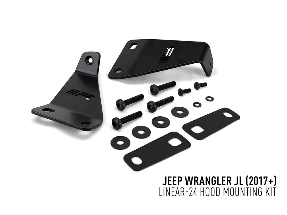 LAZER LAMPS Jeep Wrangler JL (2017+) - Bonnet Mount (for Linear-24)