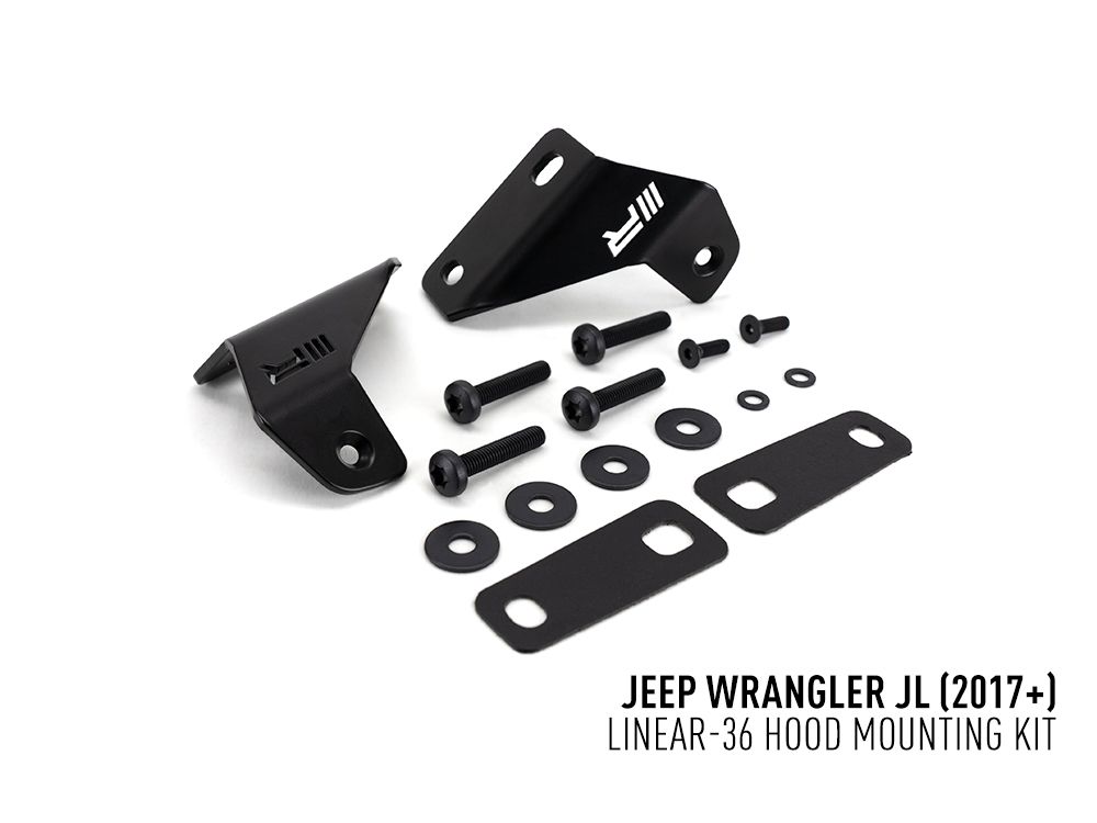 LAZER LAMPS Jeep Wrangler JL (2017+) - Bonnet Mount (for Linear-36)